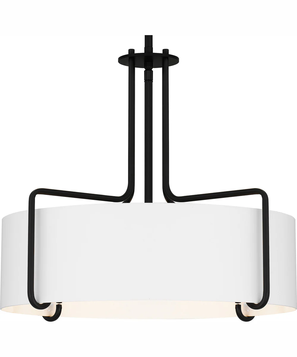 Quoizel Pendant 4-light Pendant Matte Black - Image 6