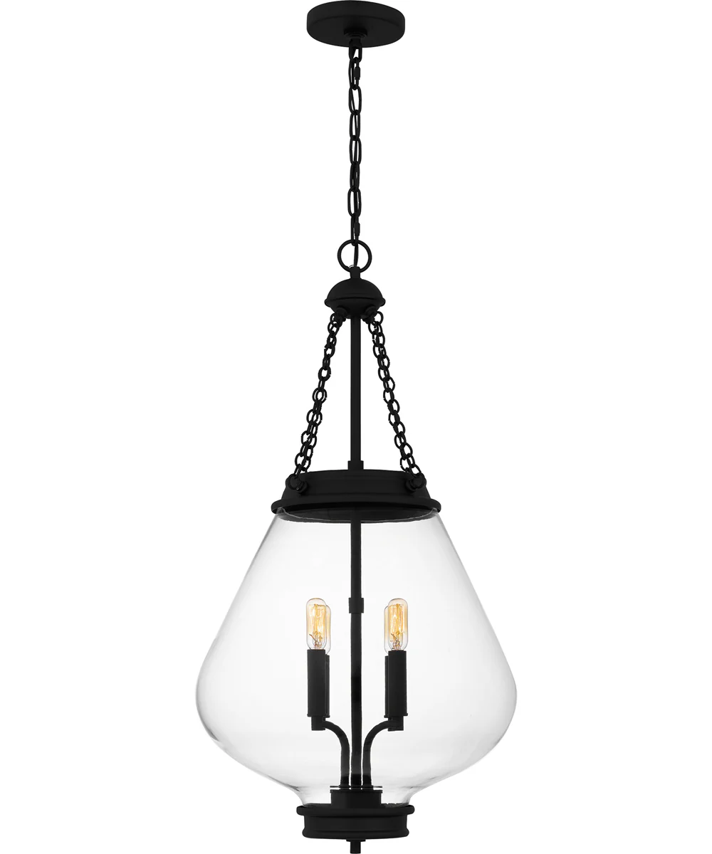 Quoizel Pendant 4-light Pendant Matte Black - Image 3