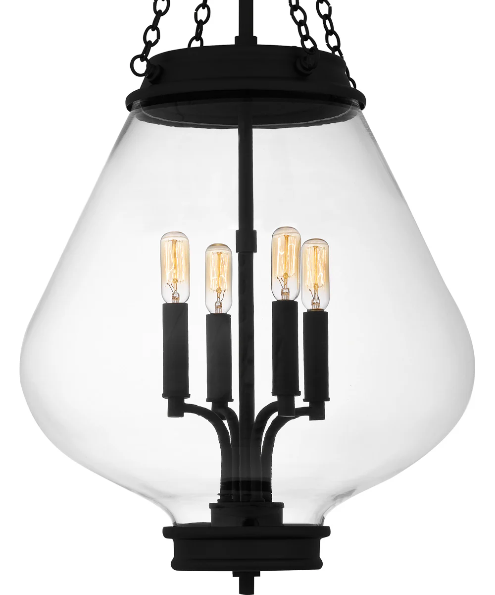Quoizel Pendant 4-light Pendant Matte Black - Image 5