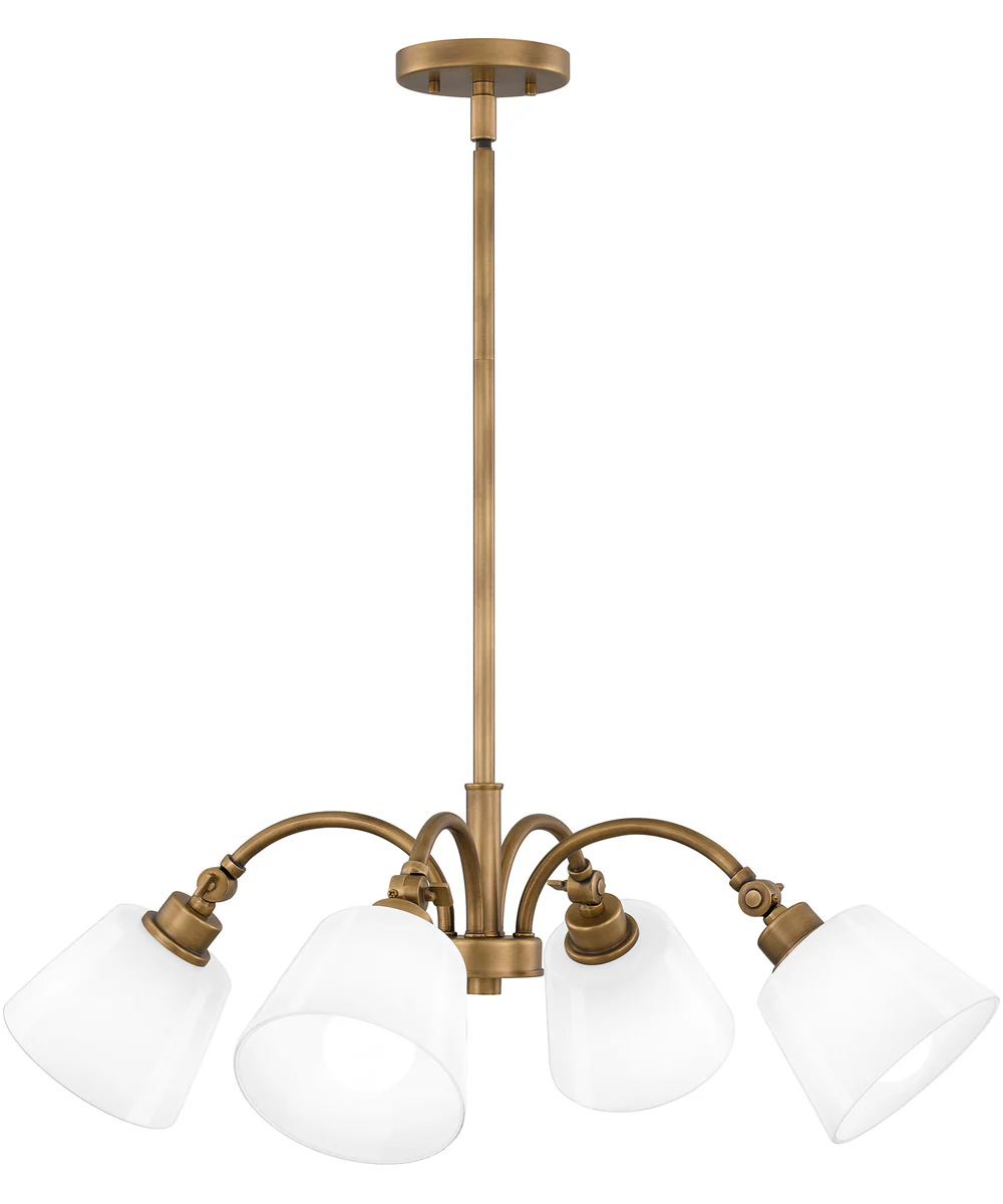 Quoizel Pendant 4-light Pendant Weathered Brass - Image 5