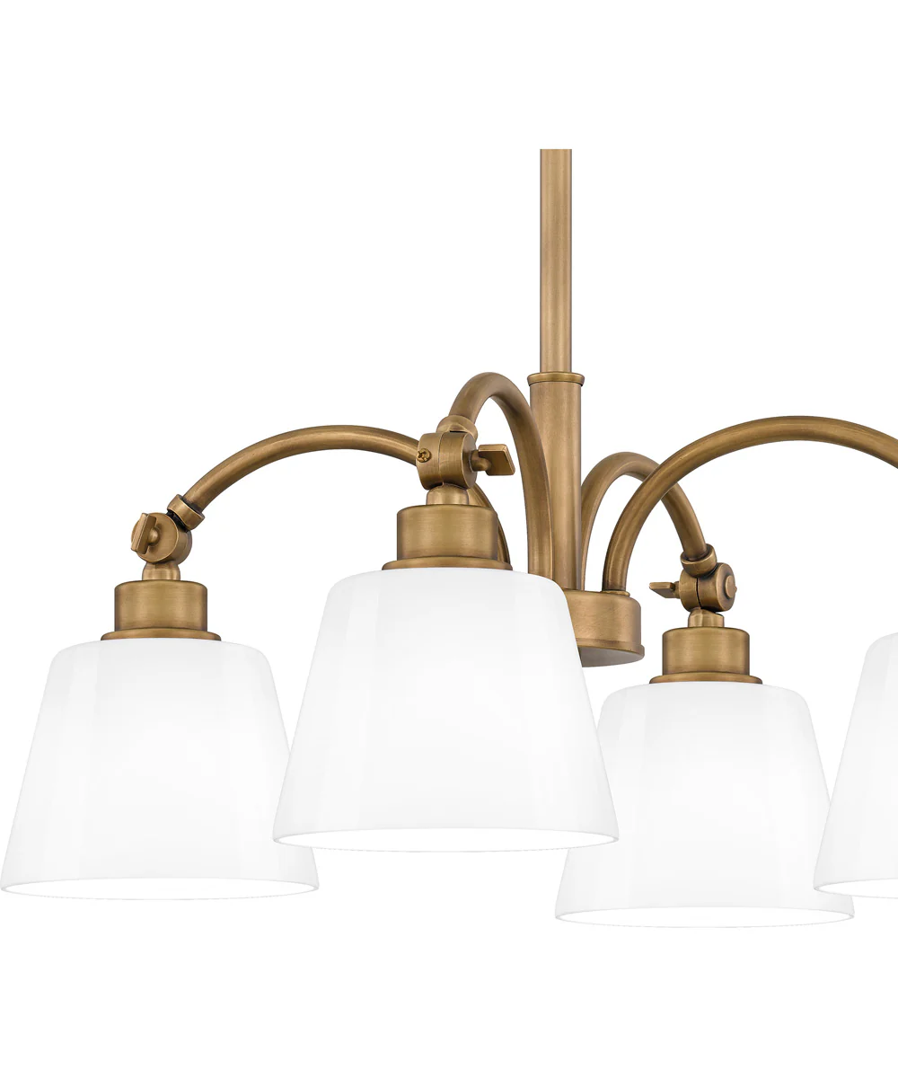 Quoizel Pendant 4-light Pendant Weathered Brass - Image 6