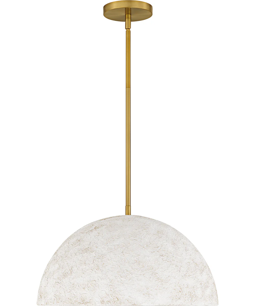 Quoizel Pendant Large 3-light Pendant Brushed Gold - Image 3