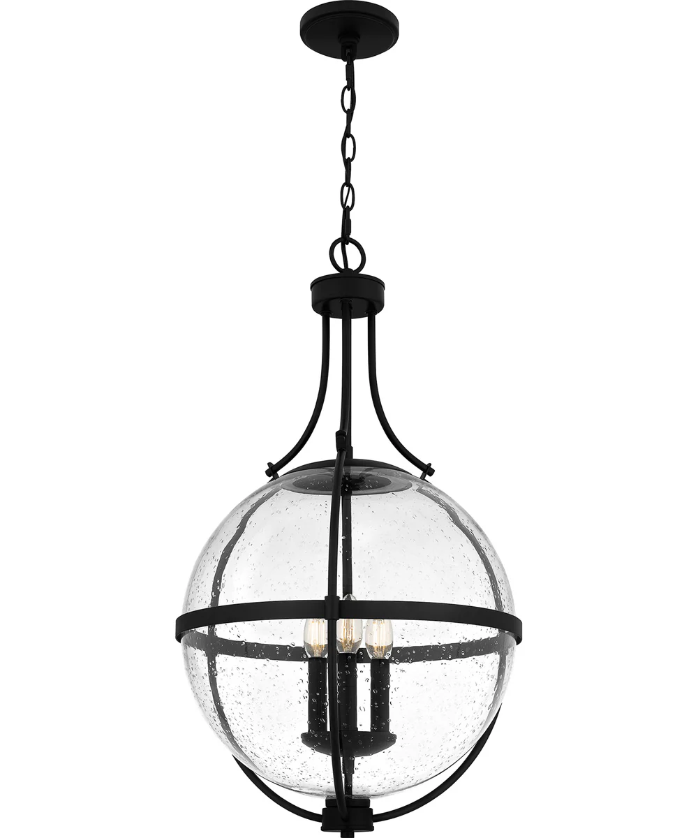 Quoizel Pendant Large 3-light Pendant Matte Black - Image 4