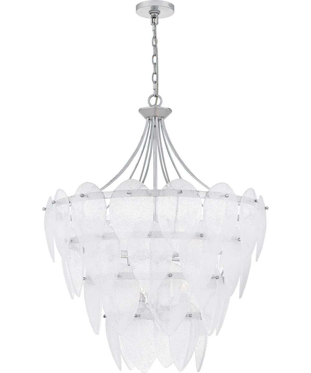 Quoizel Pendant Large 7-light Pendant Silver Leaf - Image 2