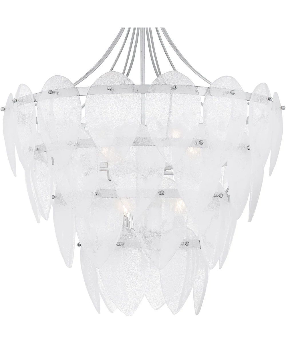 Quoizel Pendant Large 7-light Pendant Silver Leaf - Image 5