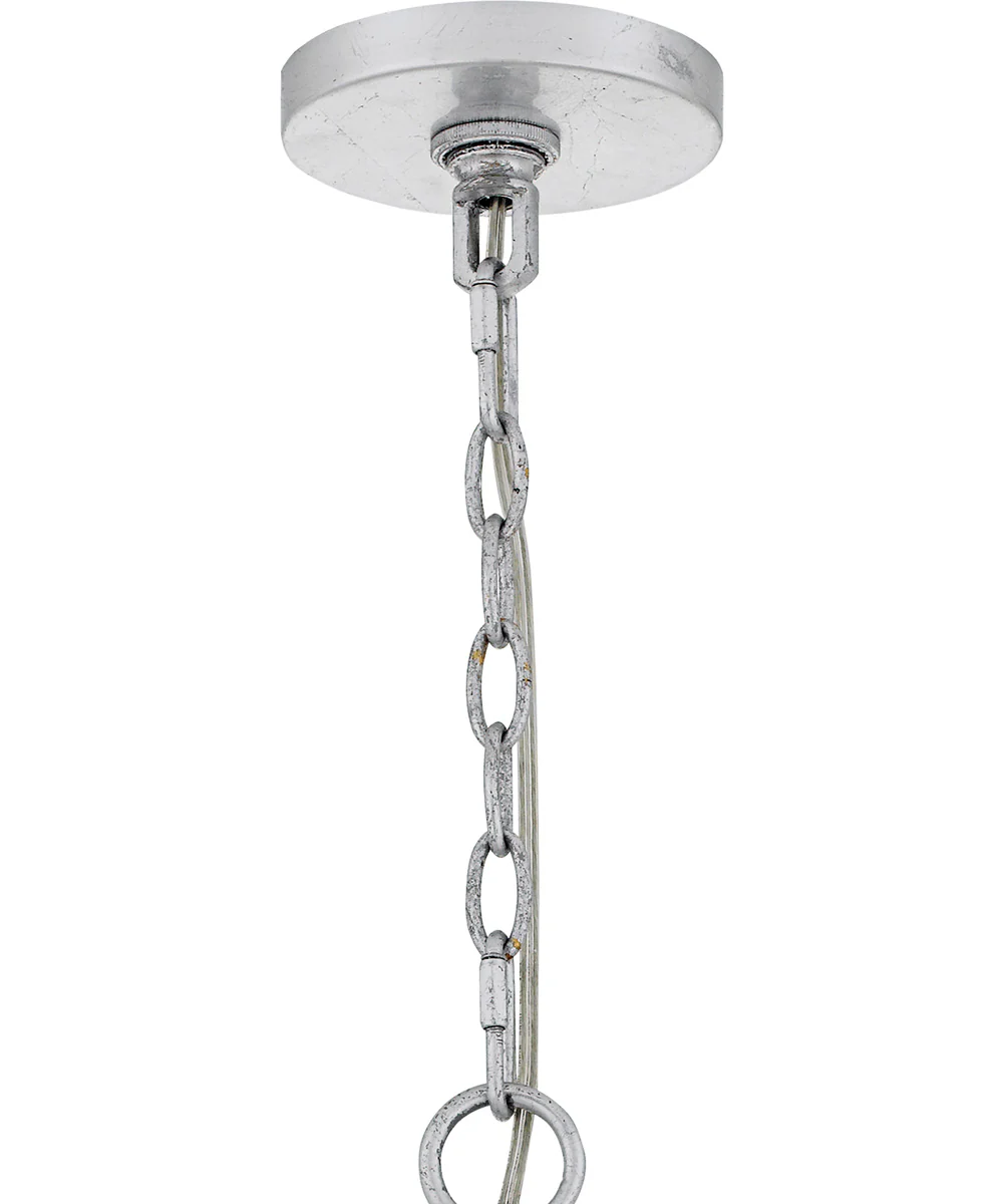Quoizel Pendant Large 7-light Pendant Silver Leaf - Image 6