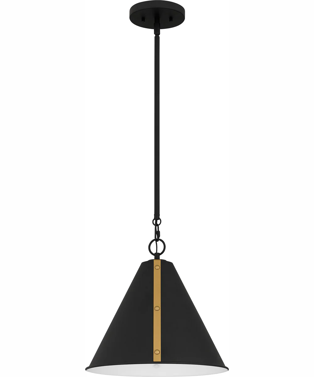 Quoizel Piccolo Pendant 1-light Mini Pendant Matte Black - Image 3