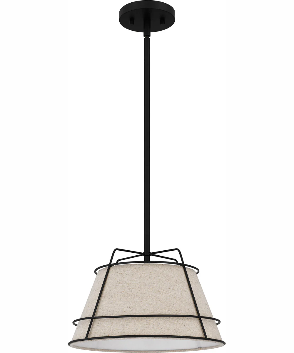 Quoizel Piccolo Pendant 1-light Mini Pendant Matte Black - Image 3