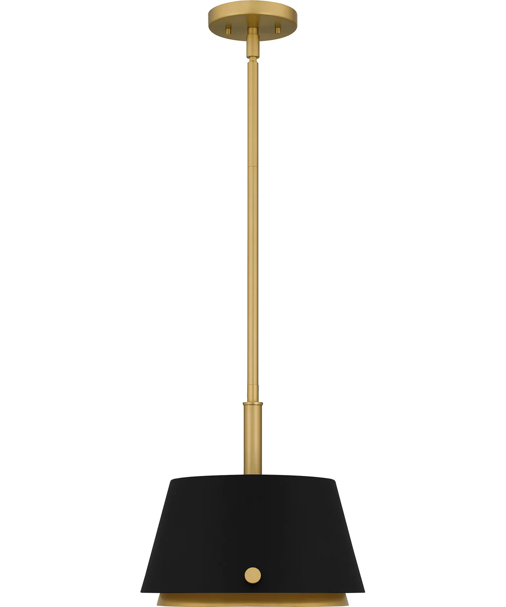 Quoizel Piccolo Pendant 1-light Mini Pendant Matte Black - Image 3