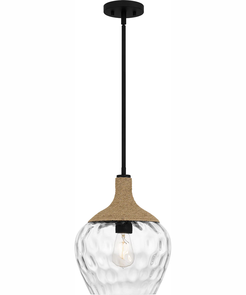 Quoizel Piccolo Pendant 1-light Mini Pendant Matte Black - Image 4
