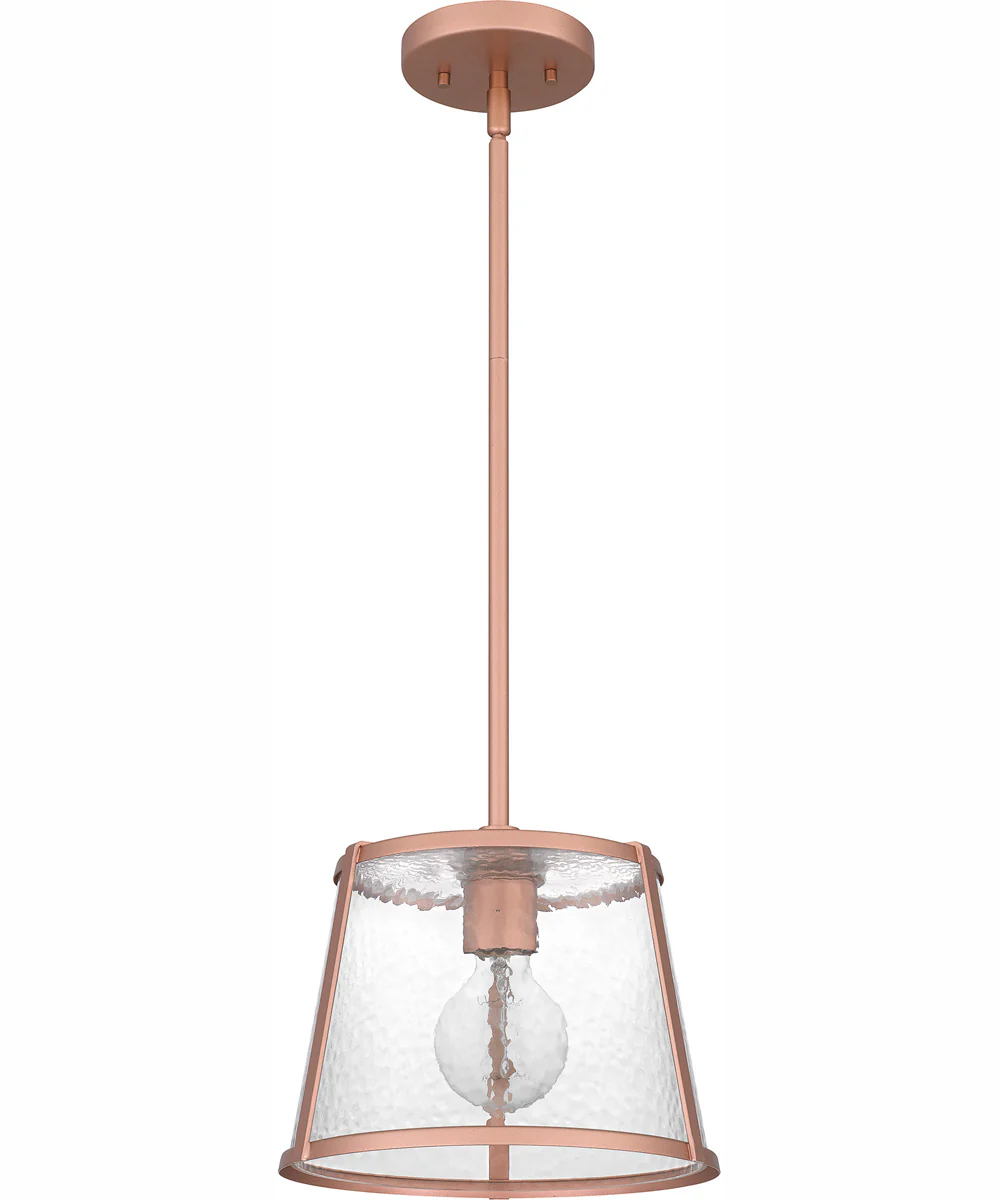 Quoizel Piccolo Pendant 1-light Mini Pendant Matte Rose Gold - Image 3