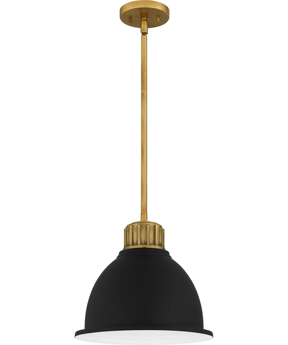 Quoizel Piccolo Pendant 1-light Mini Pendant Weathered Brass - Image 3