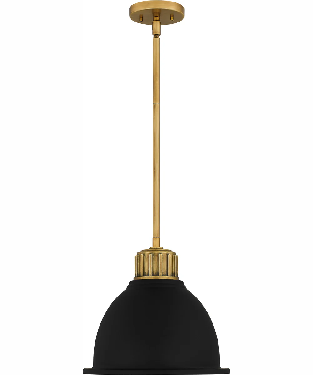 Quoizel Piccolo Pendant 1-light Mini Pendant Weathered Brass - Image 4