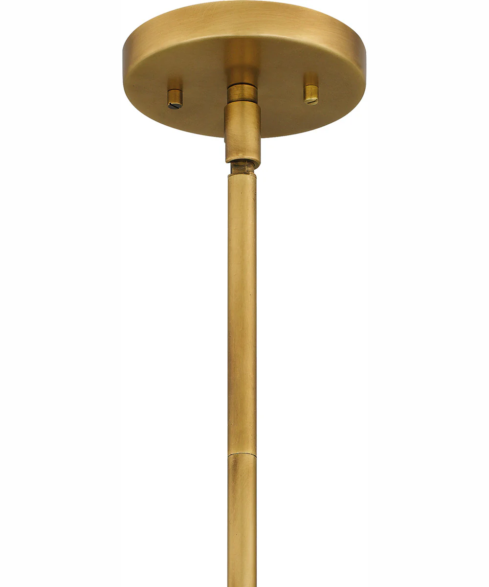 Quoizel Piccolo Pendant 1-light Mini Pendant Weathered Brass - Image 7