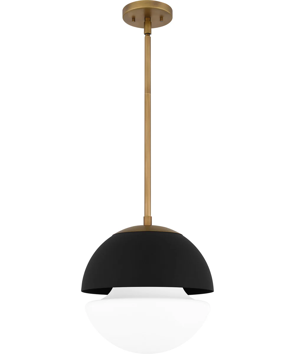 Quoizel Piccolo Pendant 1-light Mini Pendant Weathered Brass