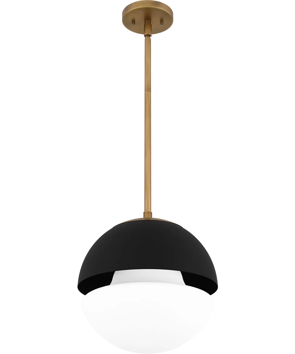 Quoizel Piccolo Pendant 1-light Mini Pendant Weathered Brass - Image 4