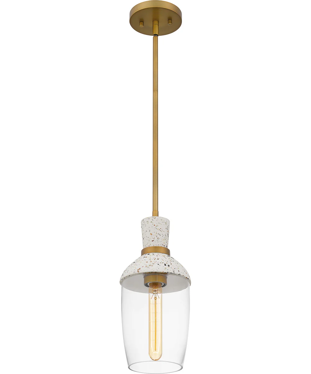 Quoizel Piccolo Pendant Small 1-light Mini Pendant Aged Brass - Image 4