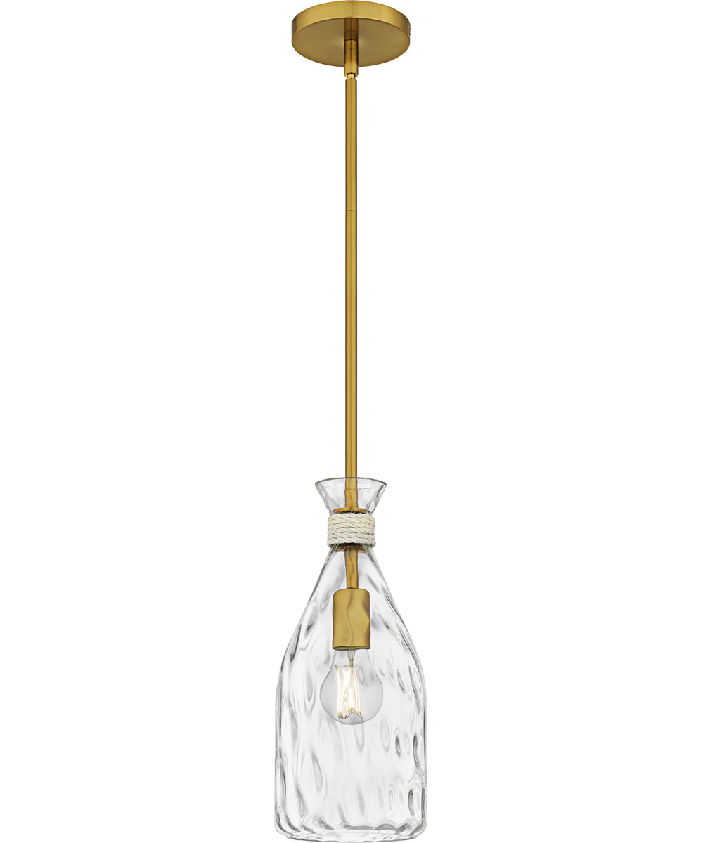 Quoizel Piccolo Pendant Small 1-light Mini Pendant Brushed Gold