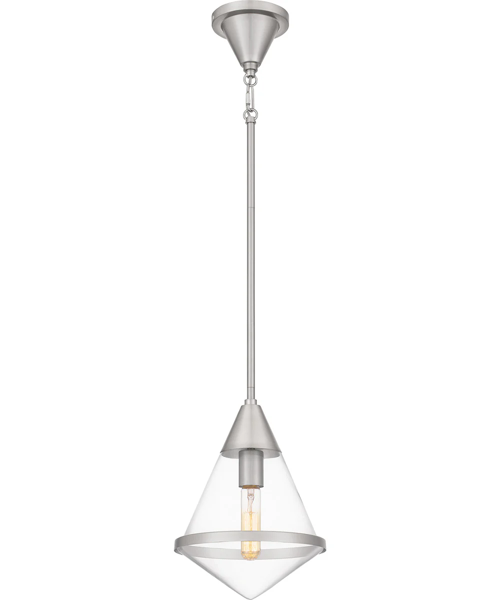 Quoizel Piccolo Pendant Small 1-light Mini Pendant Brushed Nickel