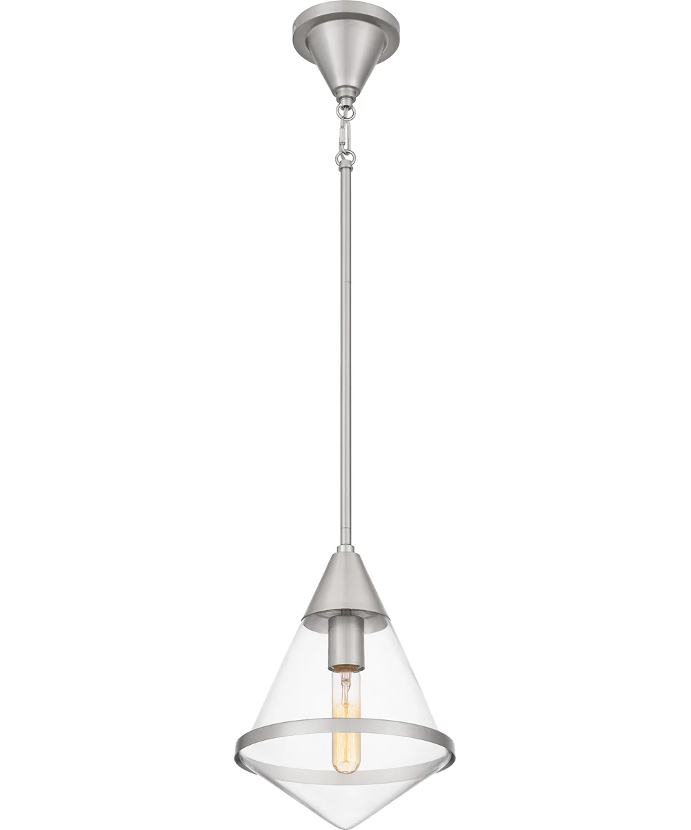 Quoizel Piccolo Pendant Small 1-light Mini Pendant Brushed Nickel - Image 4