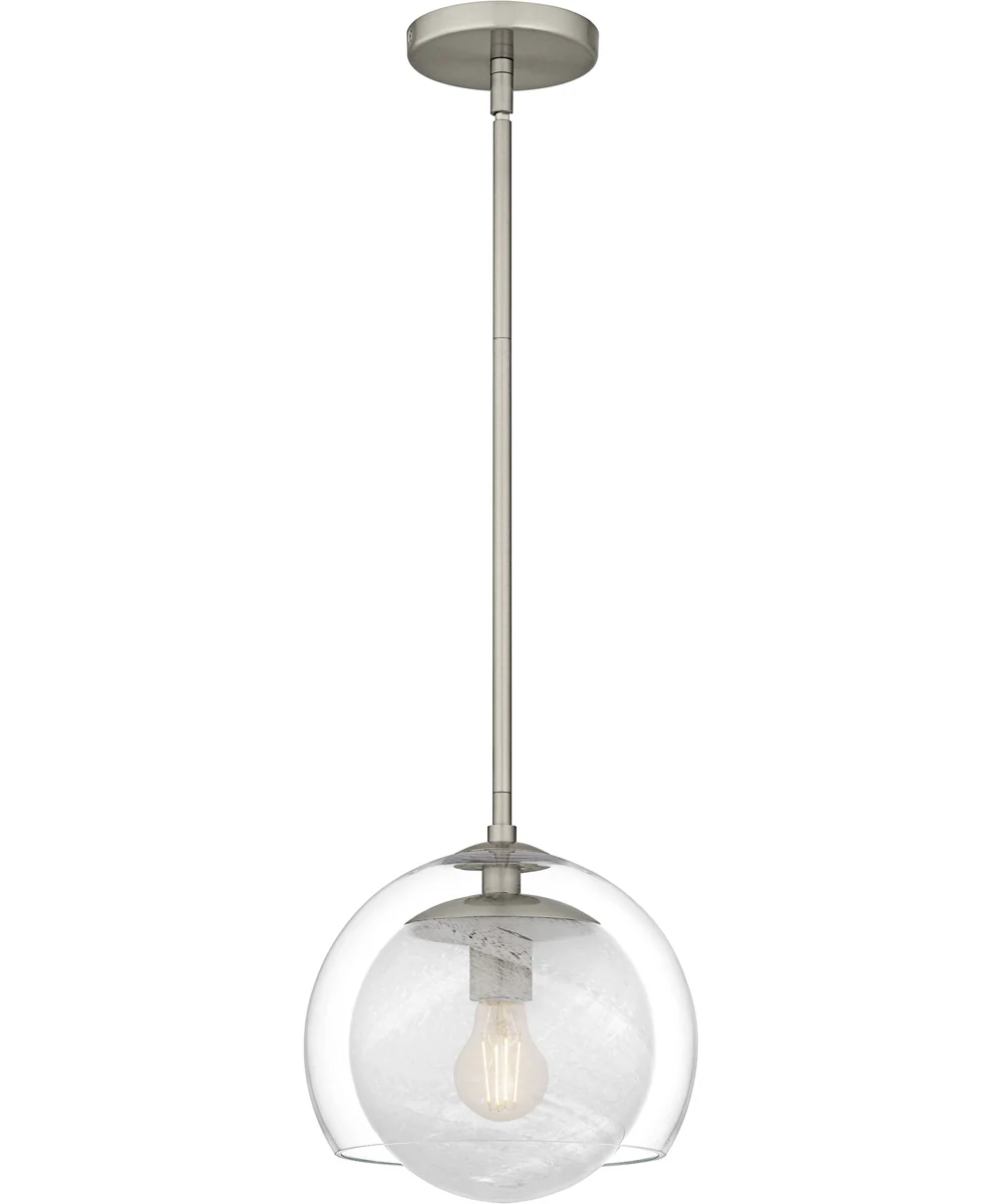 Quoizel Piccolo Pendant Small 1-light Mini Pendant Brushed Nickel