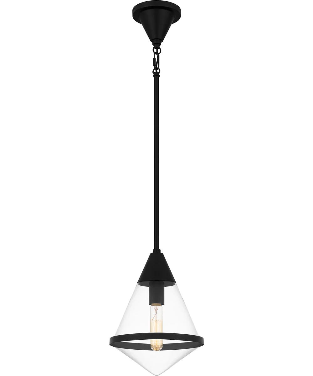 Quoizel Piccolo Pendant Small 1-light Mini Pendant Matte Black