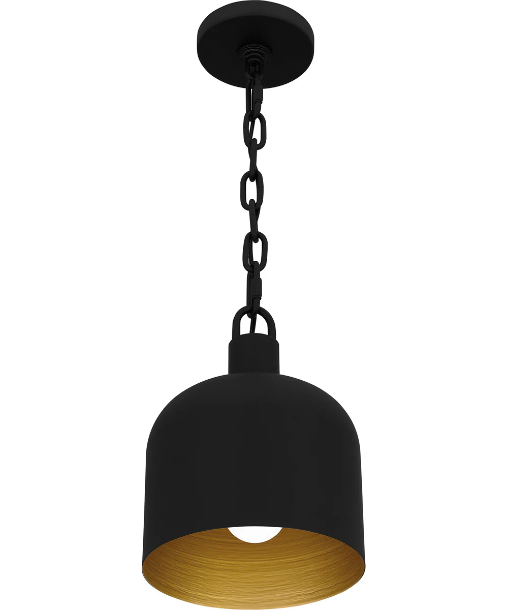 Quoizel Piccolo Pendant Small 1-light Mini Pendant Matte Black - Image 4