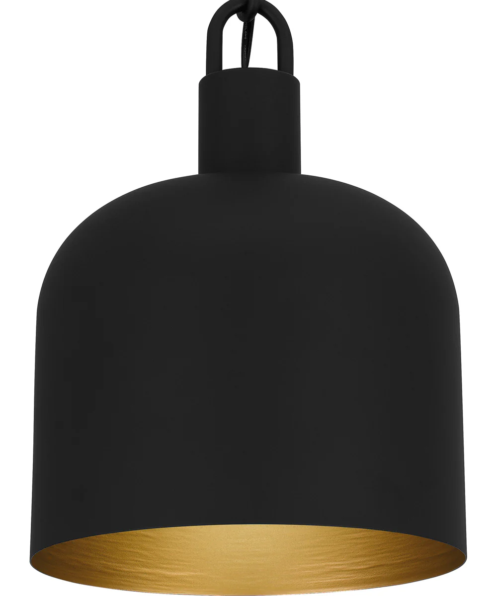 Quoizel Piccolo Pendant Small 1-light Mini Pendant Matte Black - Image 5