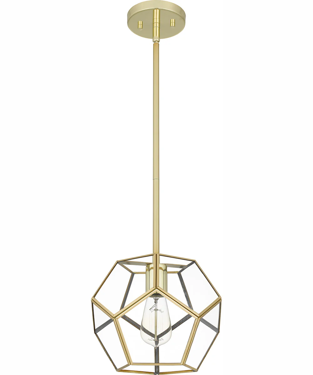 Quoizel Piccolo Pendant Small 1-light Mini Pendant Polished Brass - Image 3