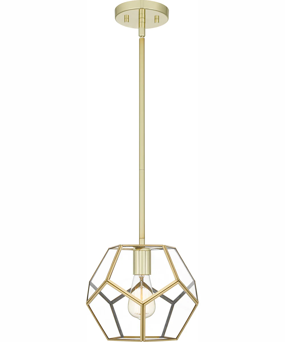 Quoizel Piccolo Pendant Small 1-light Mini Pendant Polished Brass - Image 4