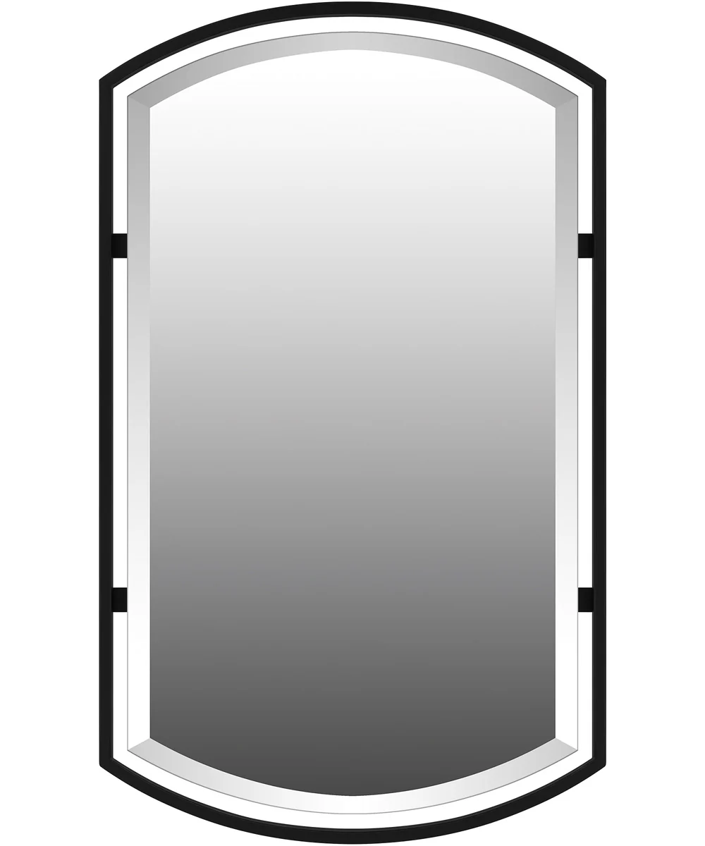 Quoizel Reflections Large Mirror Matte Black