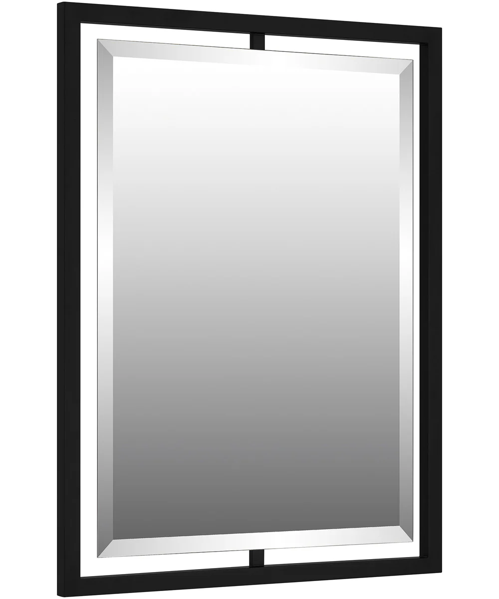 Quoizel Reflections Large Mirror Matte Black - Image 3
