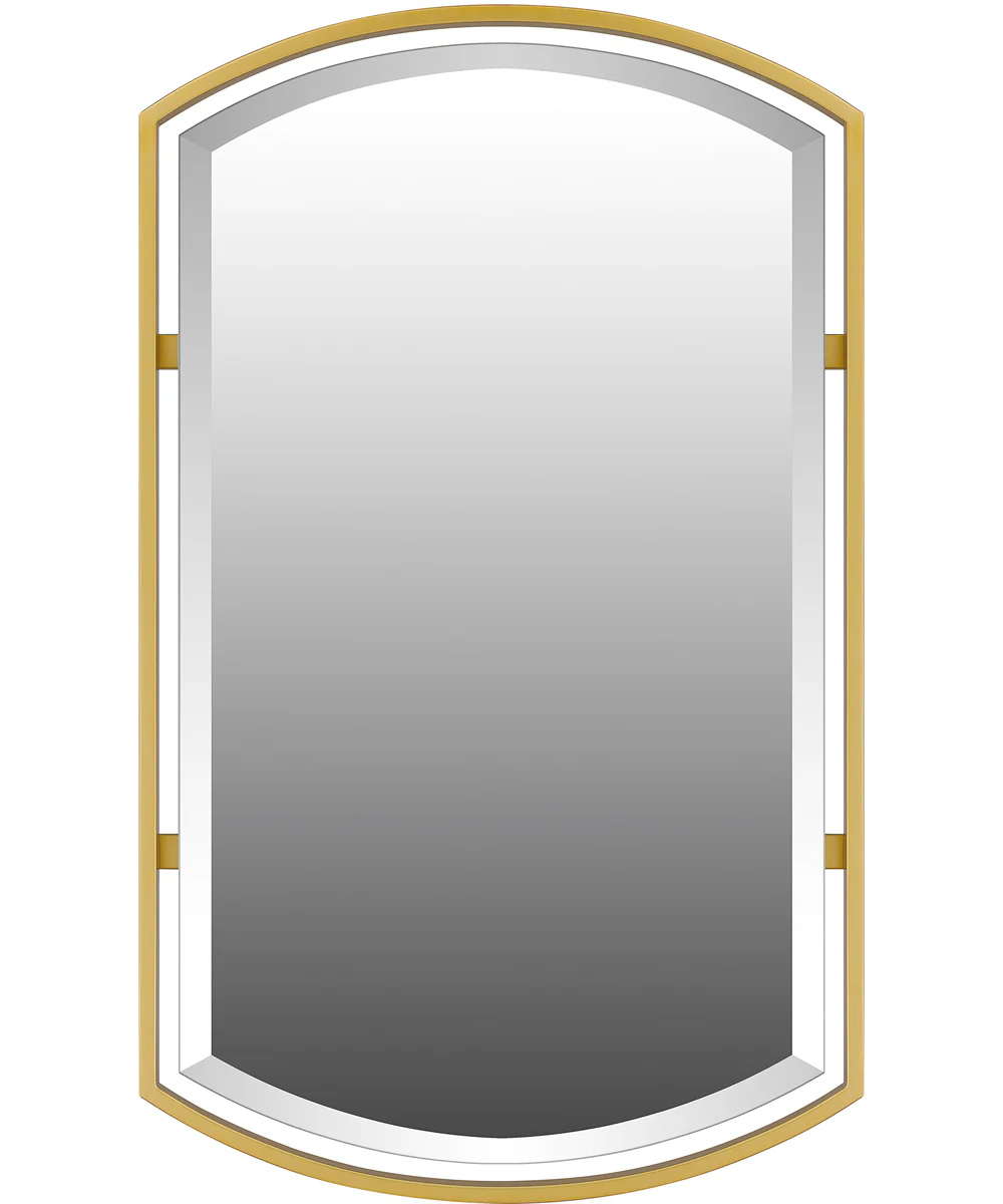 Quoizel Reflections Large Mirror Painted Brass - Image 2