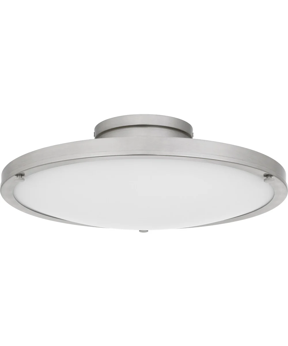 Quoizel Semi-Flush Mount Medium Semi Flush Mount Brushed Nickel - Image 2
