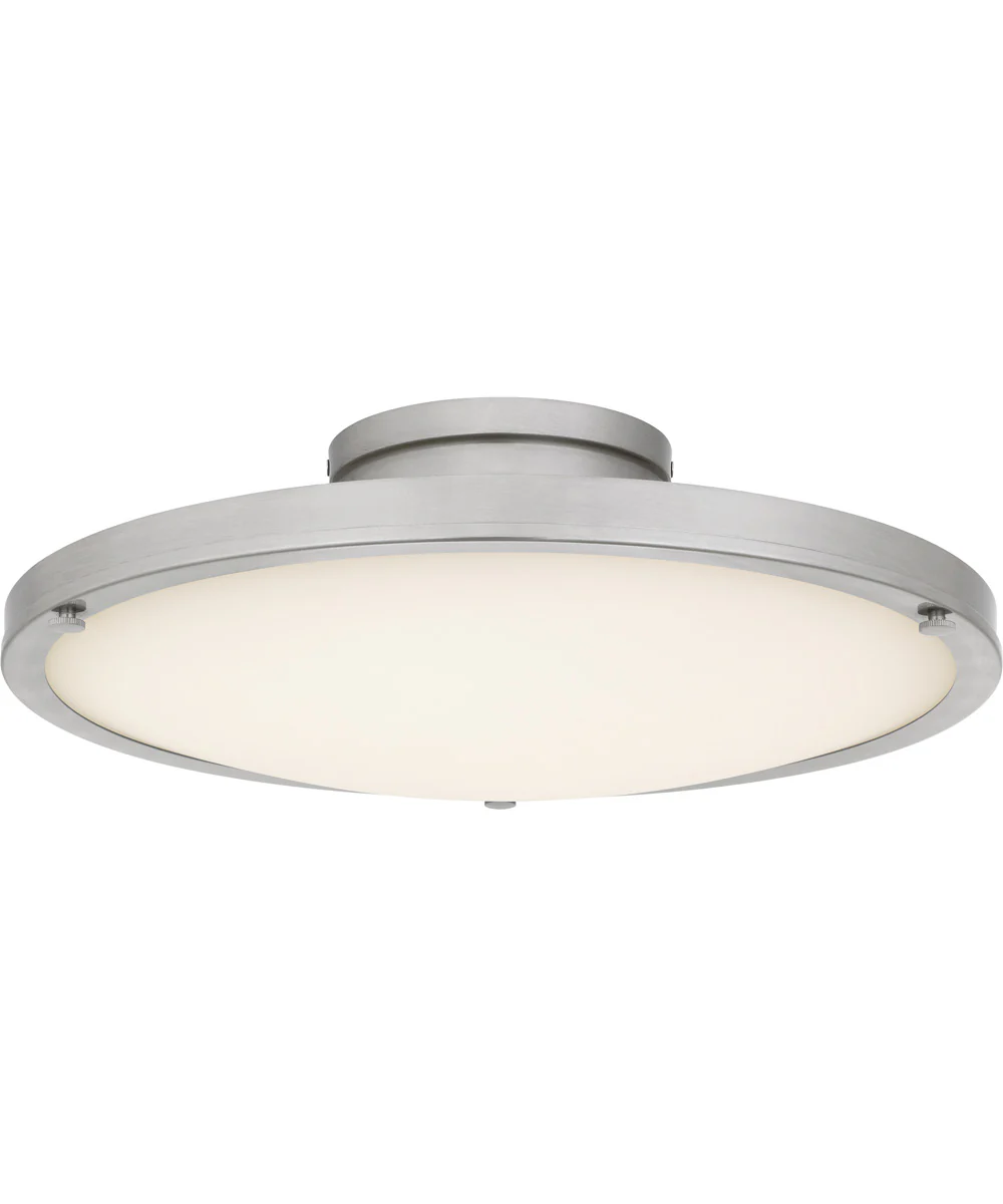 Quoizel Semi-Flush Mount Medium Semi Flush Mount Brushed Nickel - Image 3