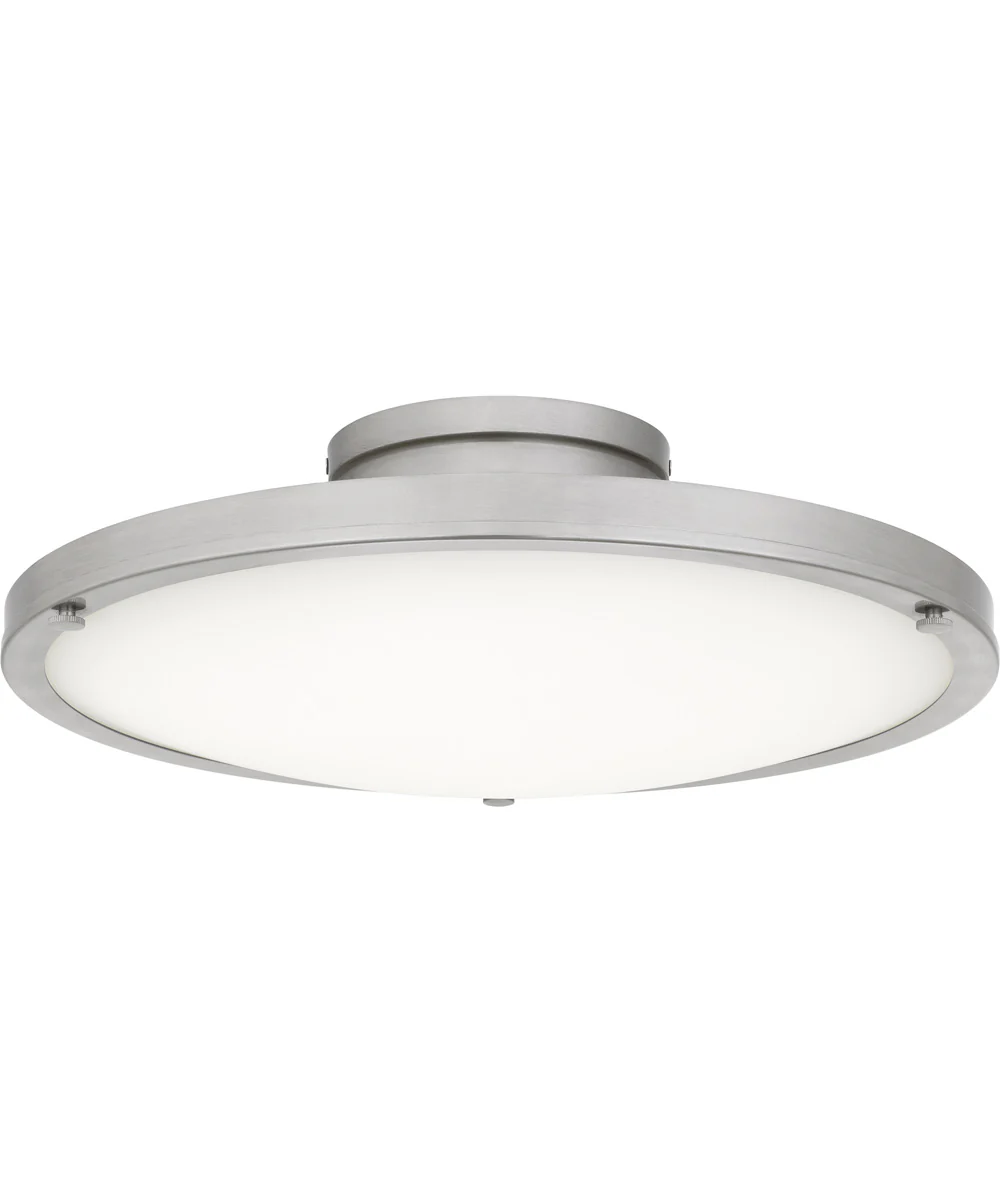 Quoizel Semi-Flush Mount Medium Semi Flush Mount Brushed Nickel - Image 4