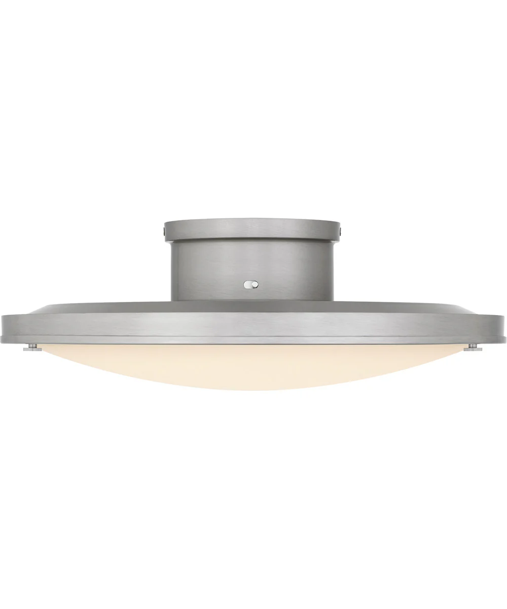 Quoizel Semi-Flush Mount Medium Semi Flush Mount Brushed Nickel - Image 5