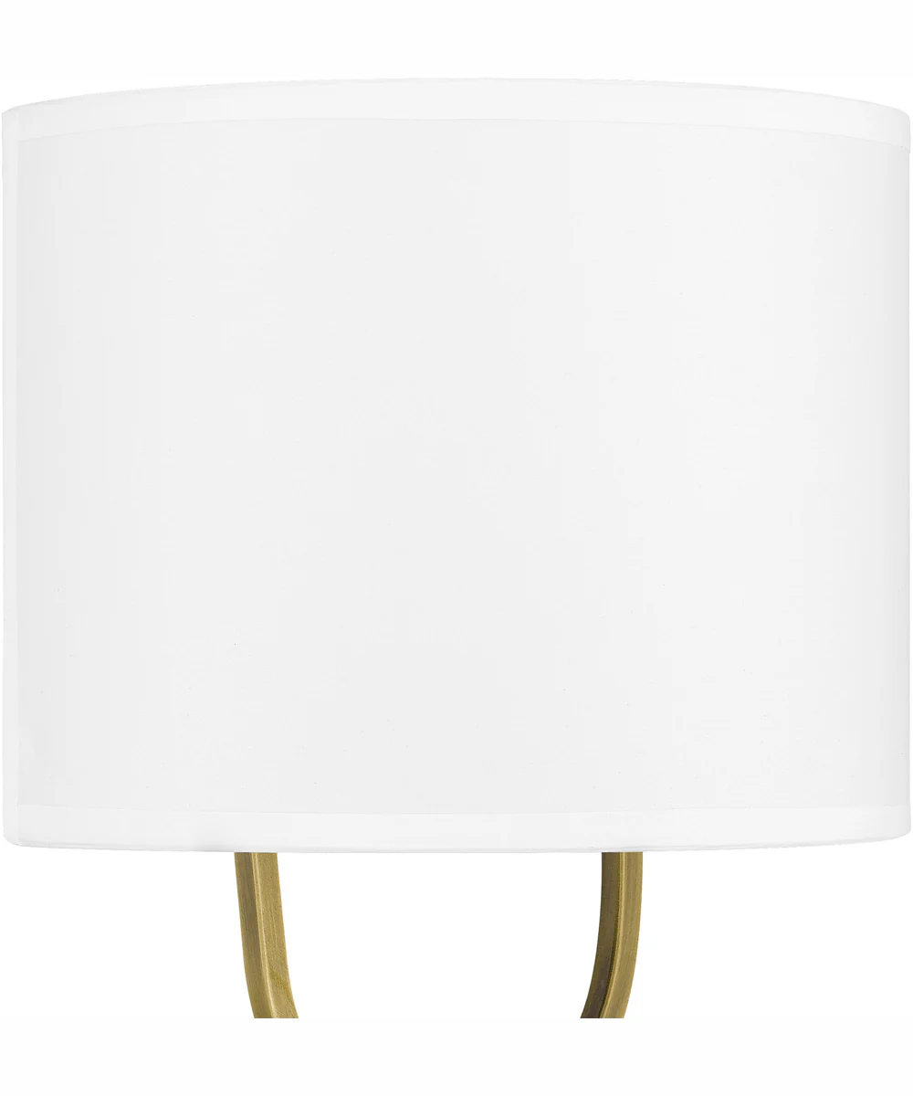 Quoizel Wood Small 1-light Wall Sconce Aged Brass - Image 6