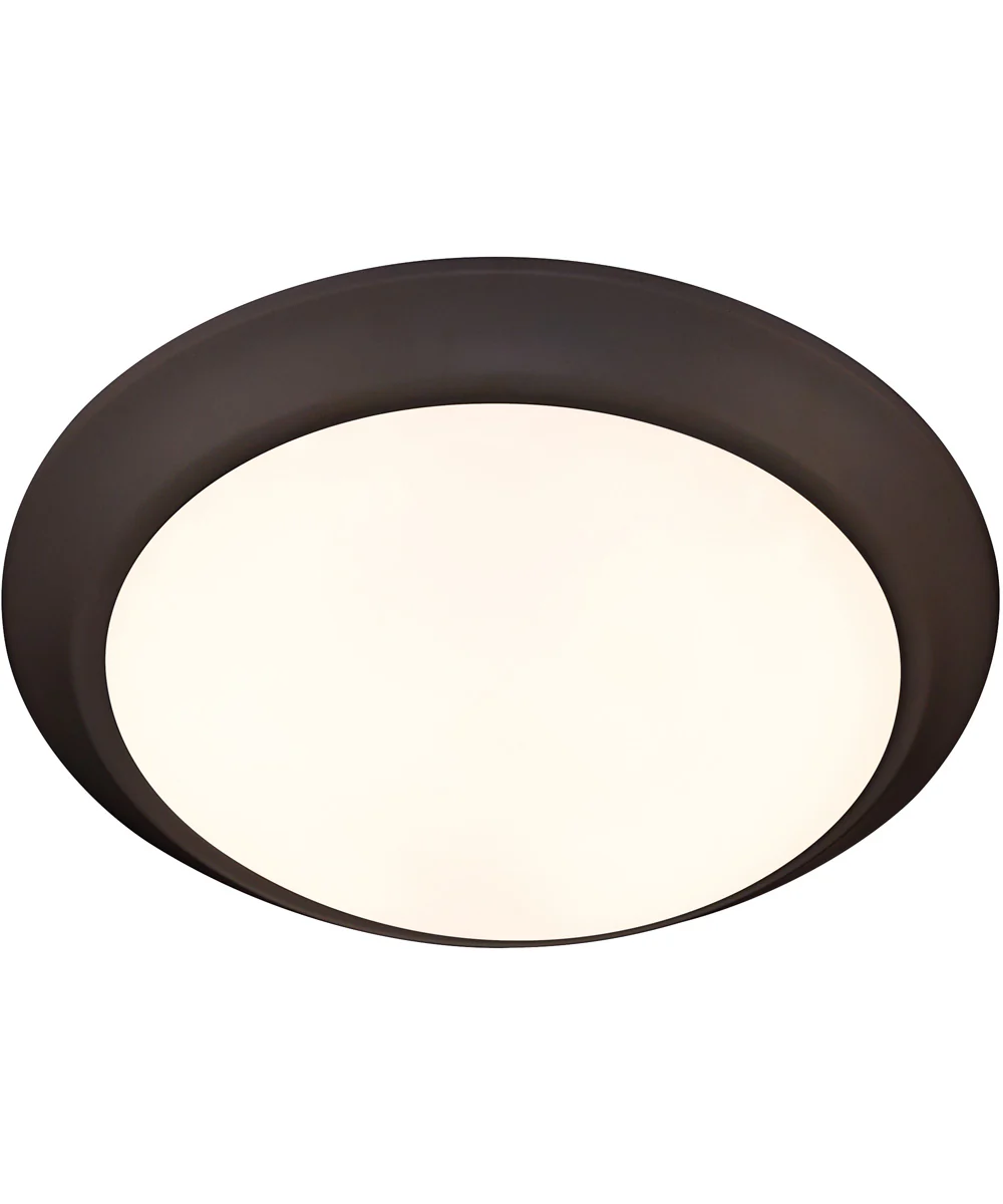 1-light LED Ceiling Flush Mount Oiled Bronze - Image 2