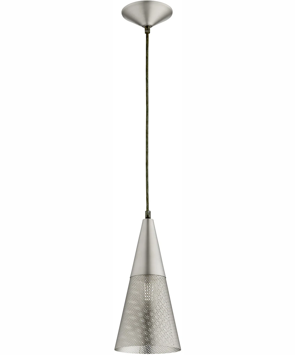 1-light Pendant Satin Nickel - Image 2
