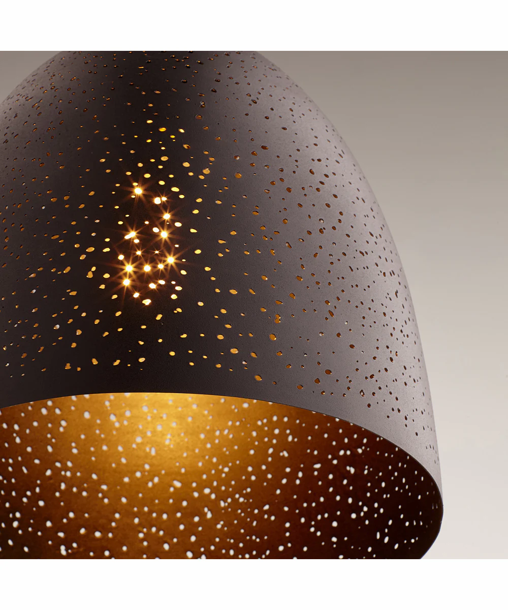 1-light Pendant Textured Black - Image 2