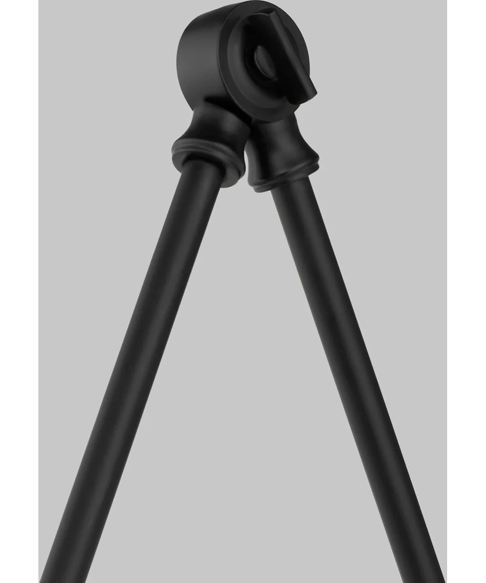 1-light Wall Mount Light Fixture Matte Black - Image 7