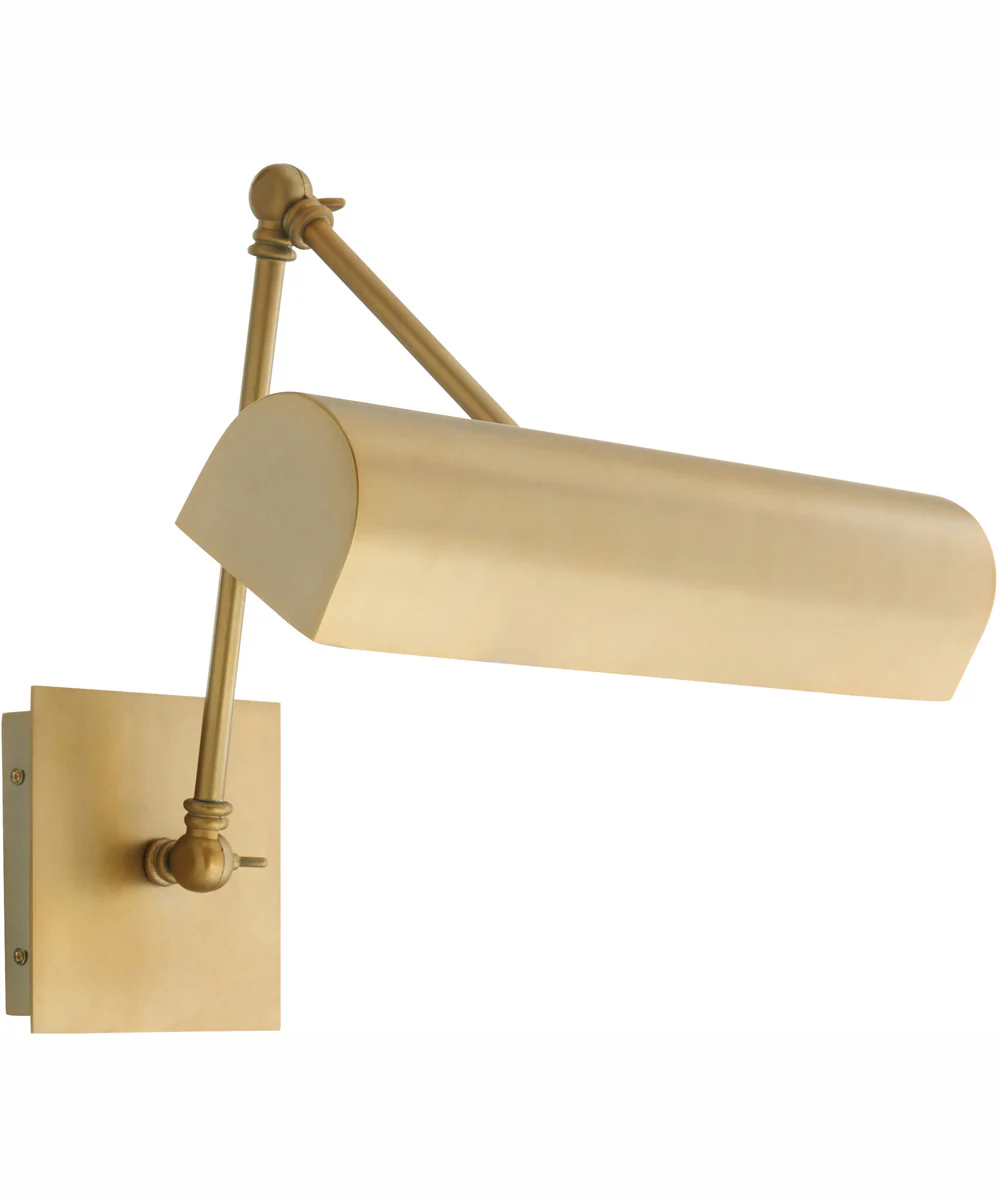 2-light Wall Mount Light Fixture Aged Brass