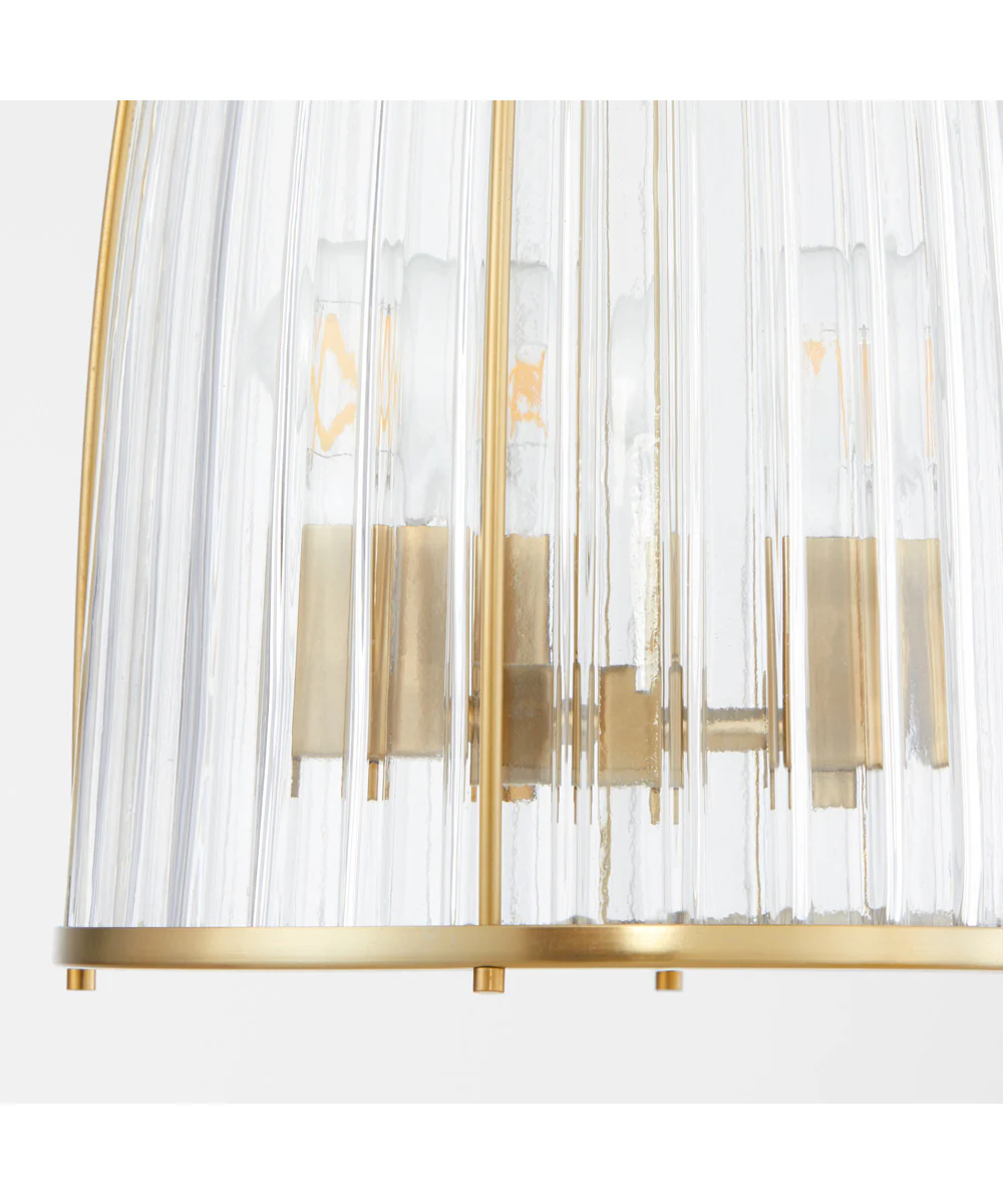 3-light Pendant Aged Brass - Image 5