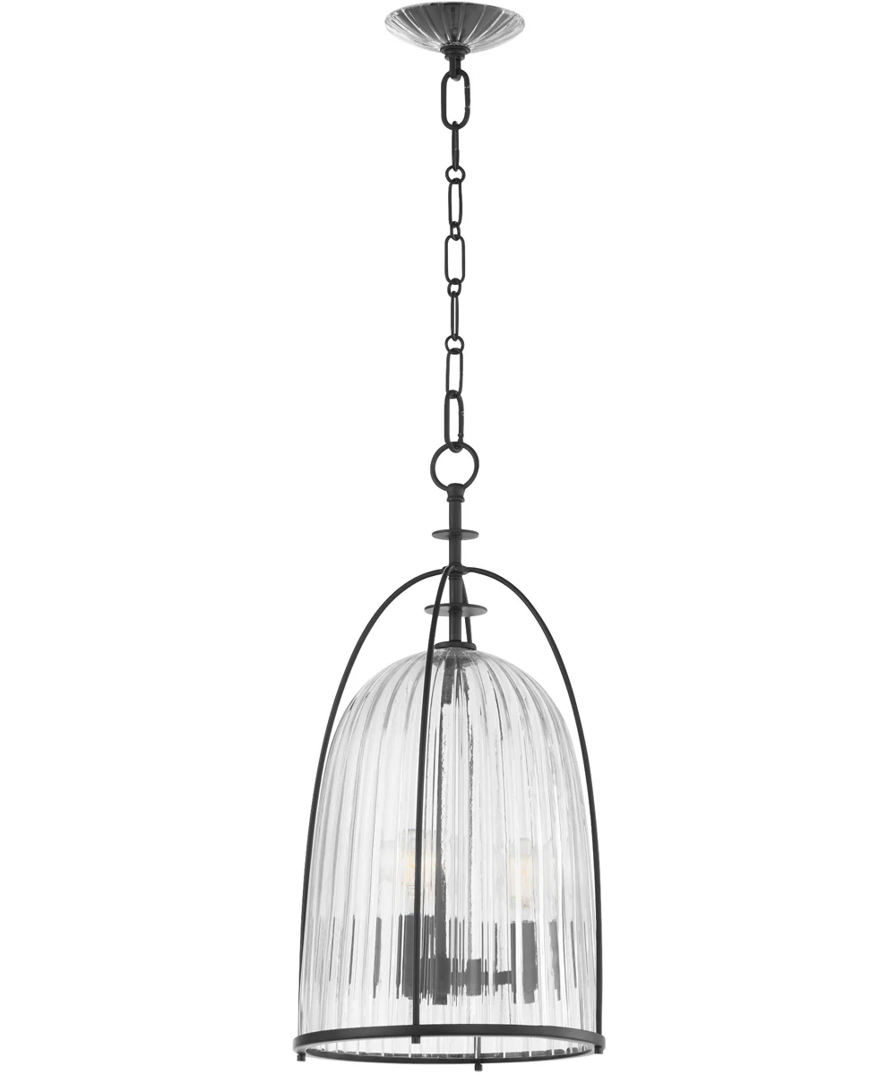 3-light Pendant Matte Black - Image 2