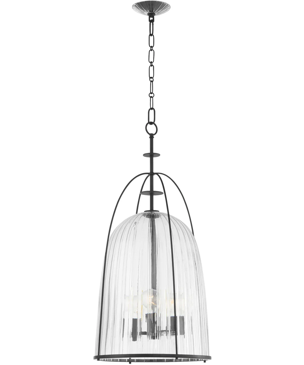 3-light Pendant Matte Black - Image 2
