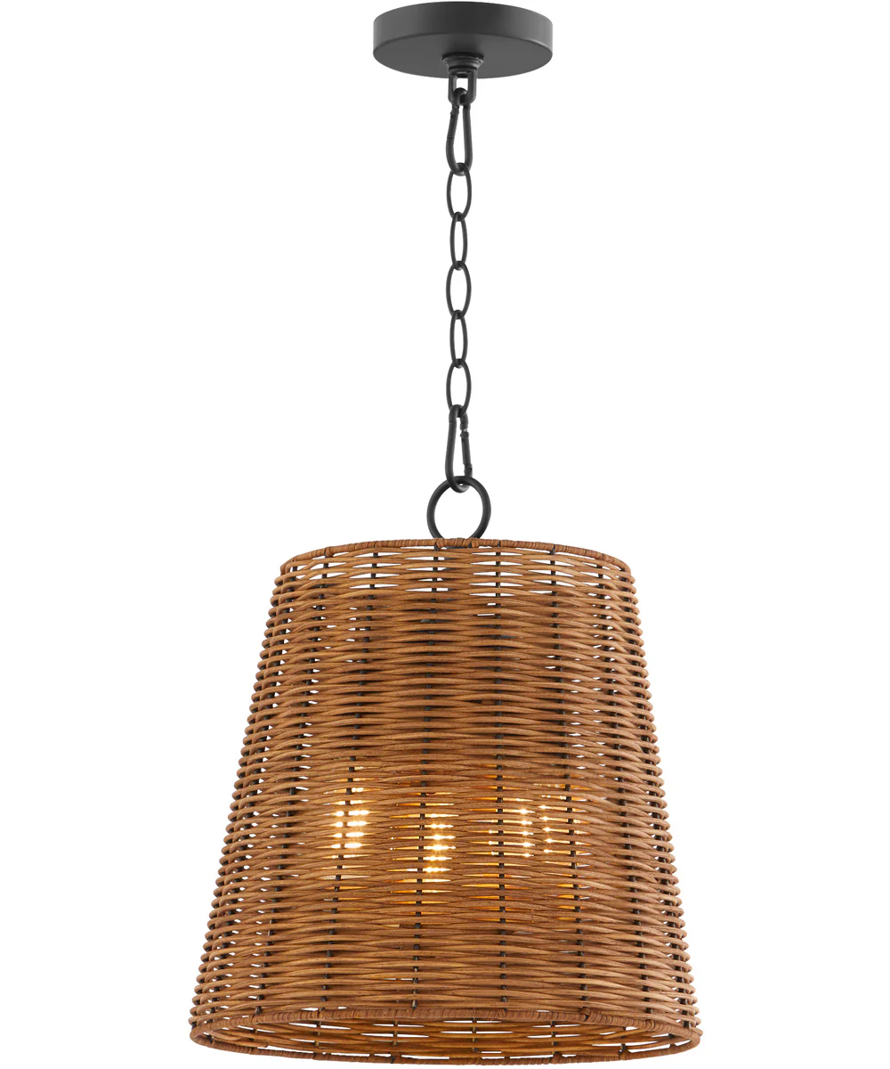 3-light Pendant Matte Black - Image 2