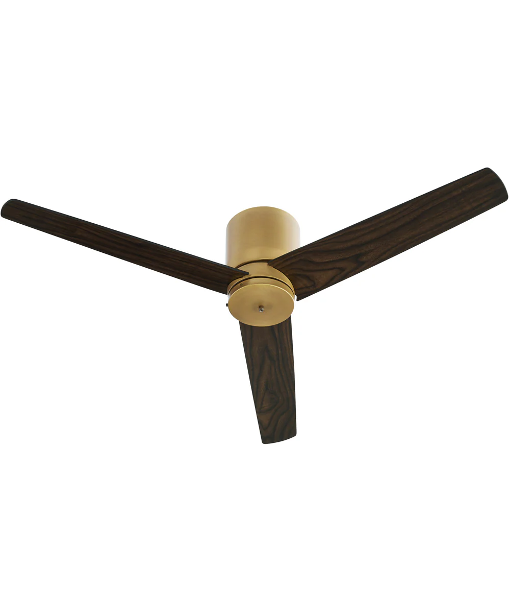 52" Banzai Ceiling Fan Brushed Brass