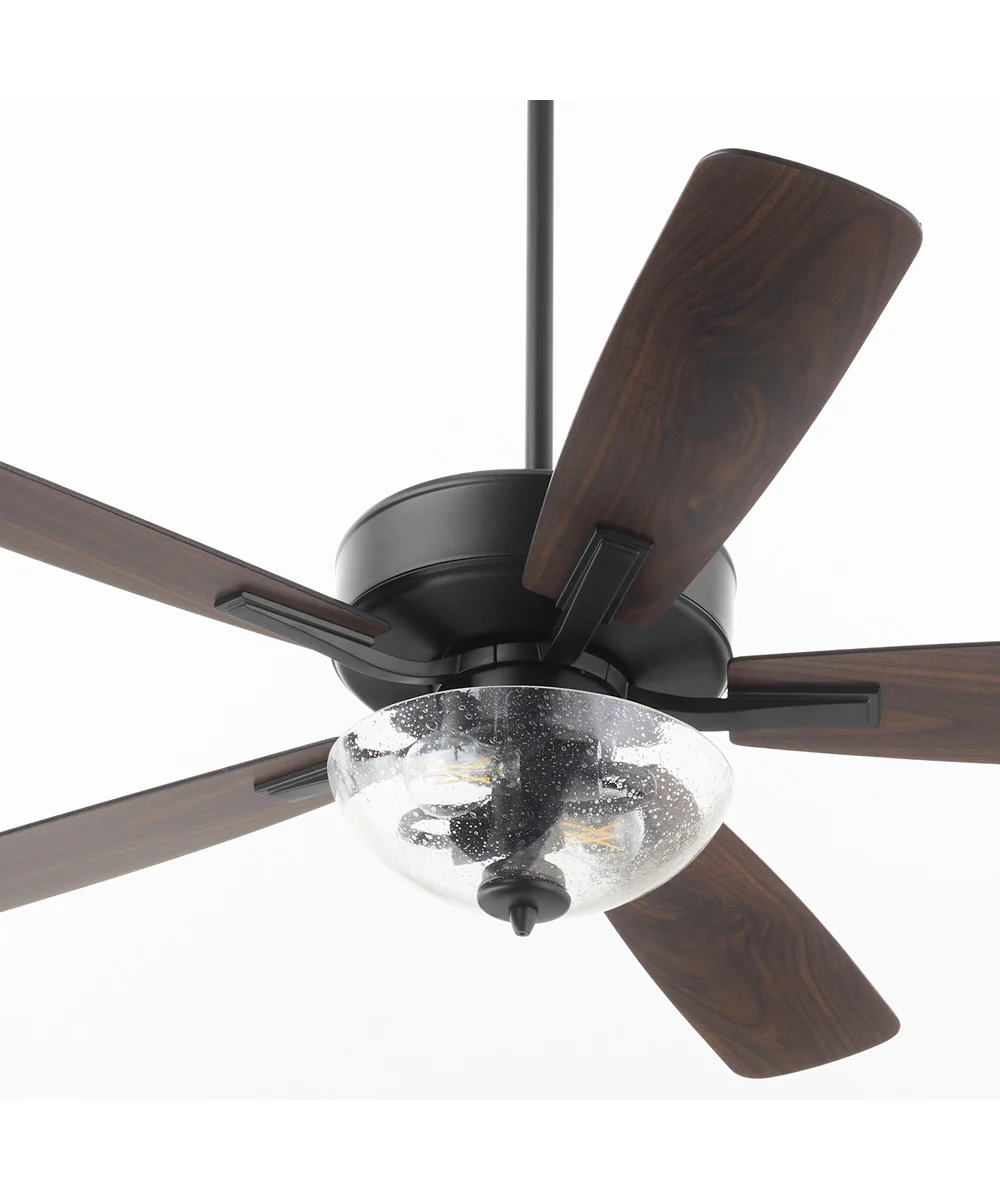 52" Ovation 2-light LED Ceiling Fan Matte Black - Image 4