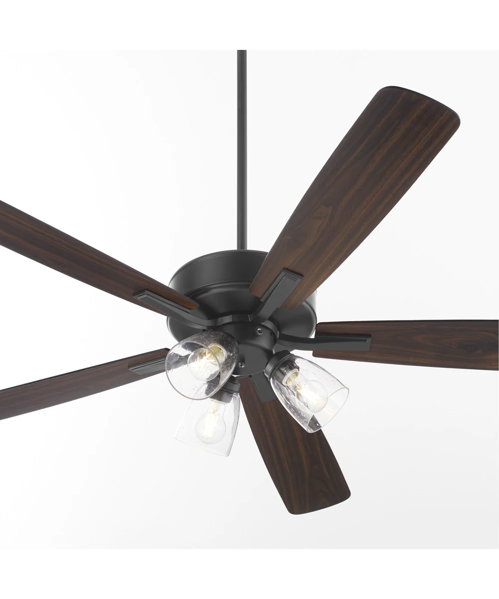 52" Ovation 3-light LED Ceiling Fan Matte Black - Image 4
